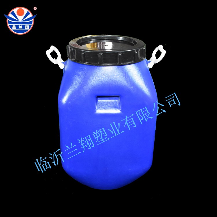 25升藍色塑料（liào）圓方桶